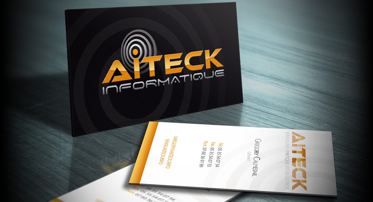Carte de visite Aiteck Informatique