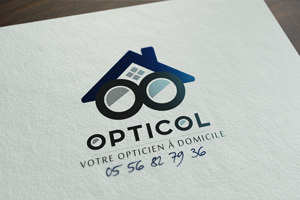 Création logo Opticien à domicile
